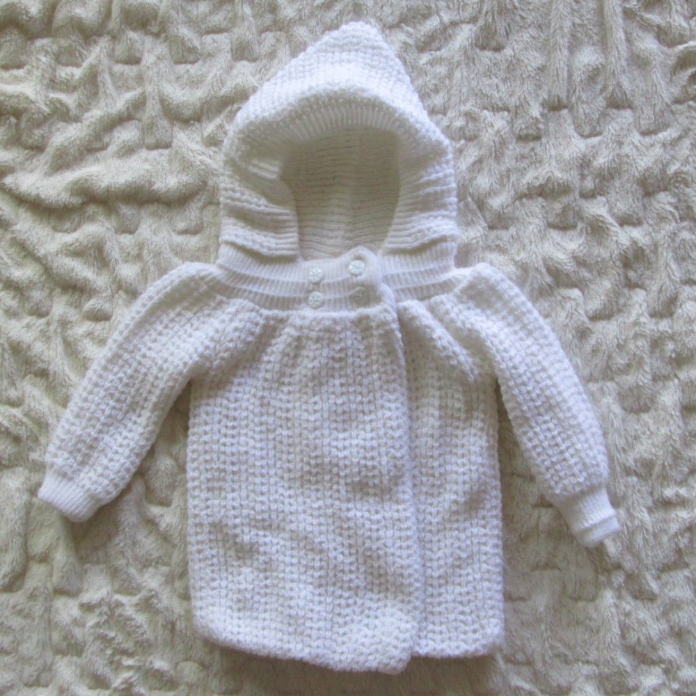 TOTS FIFTH AVENUE Cable Knit Hooded Sweater